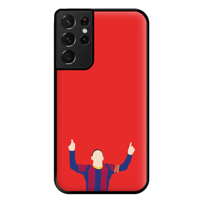 Messi Celebrating - Messi Phone Case for Galaxy S21 Ultra