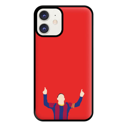 Messi Celebrating - Messi Phone Case for iPhone 12 / 12 Pro