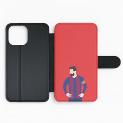 Messi Barca Flip Phone Case