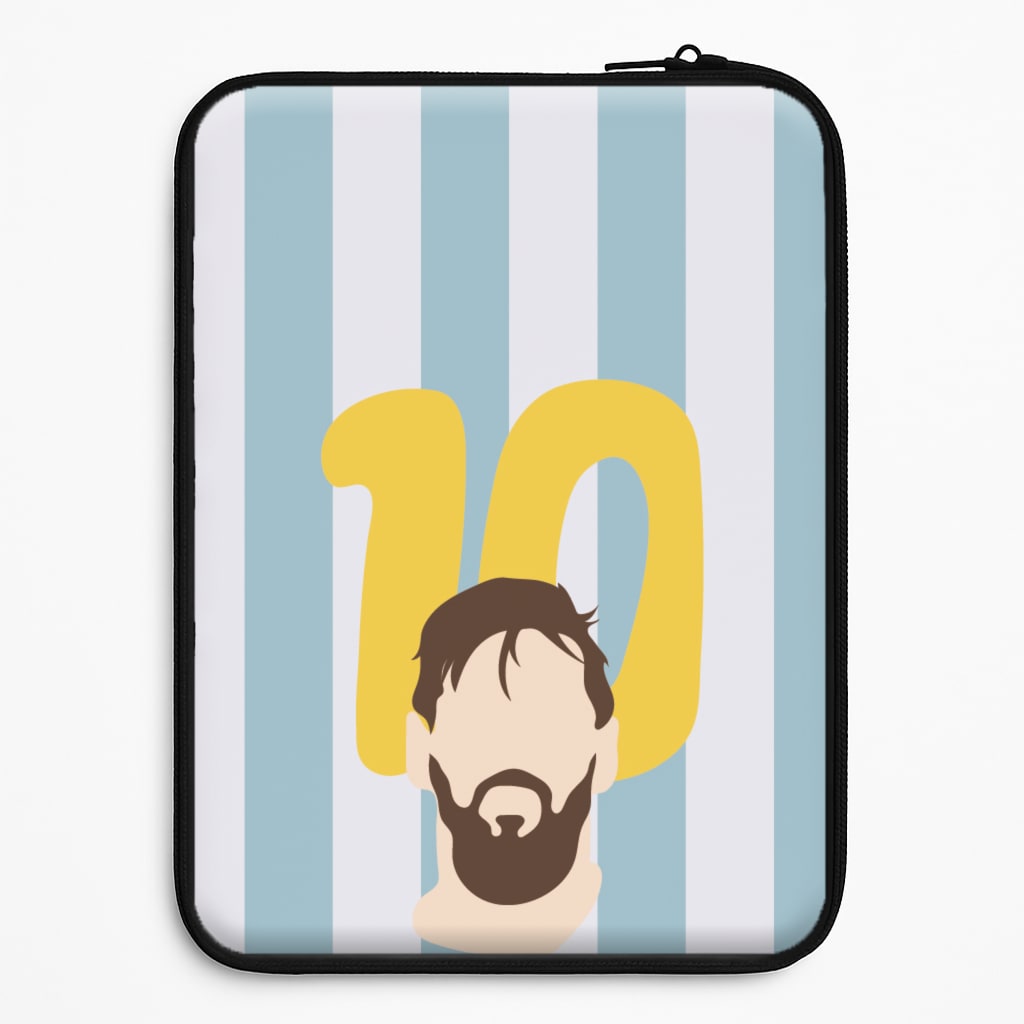 Number 10 - Messi Laptop Sleeve