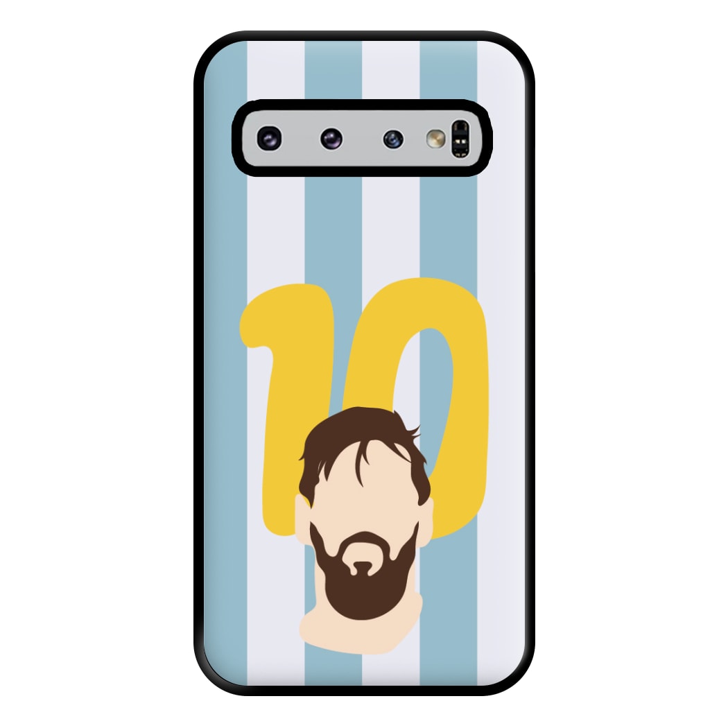 Number 10 - Messi Phone Case for Galaxy S10 Plus