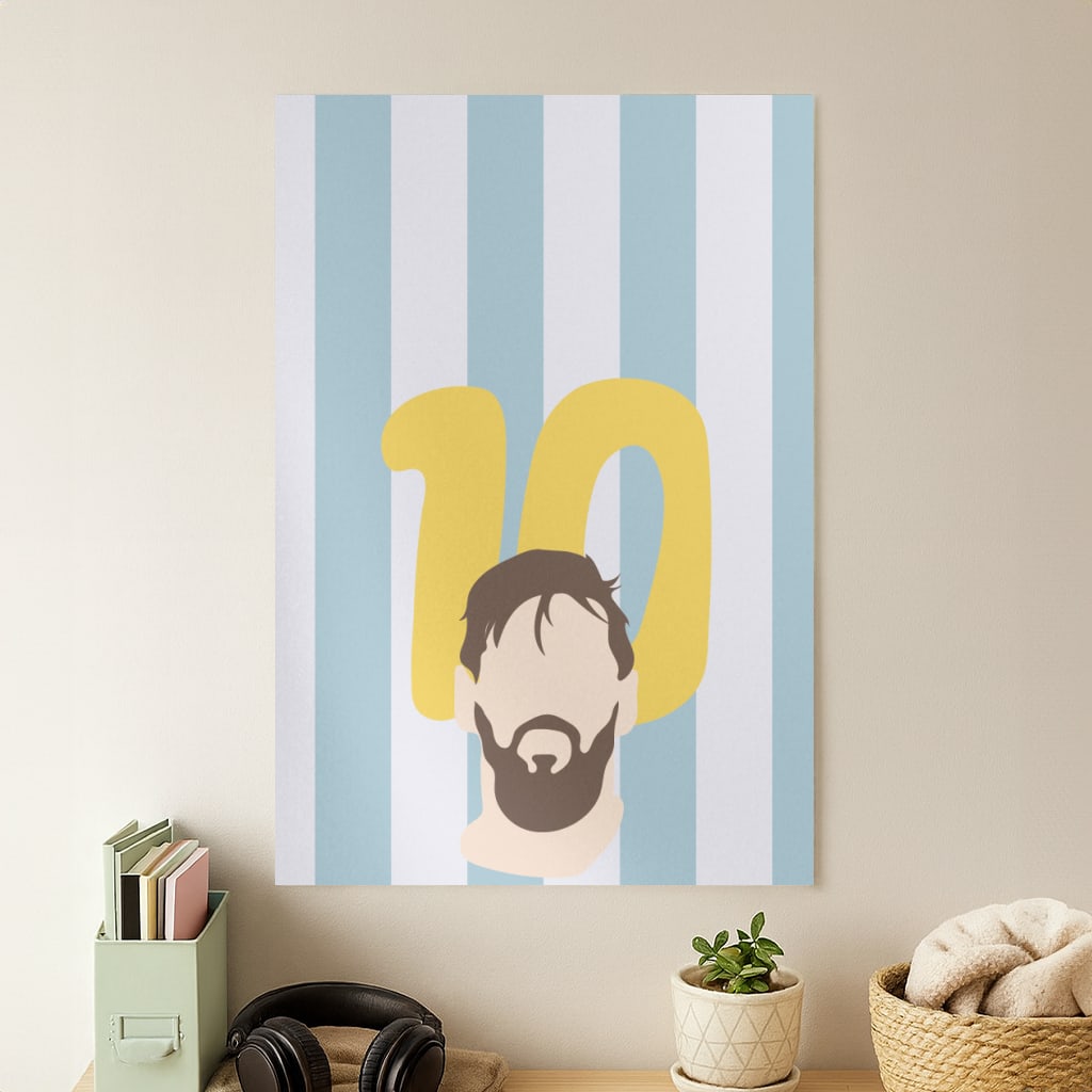 Number 10 - Messi Poster