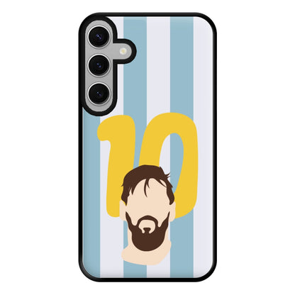 Number 10 - Messi Phone Case for Galaxy S24FE