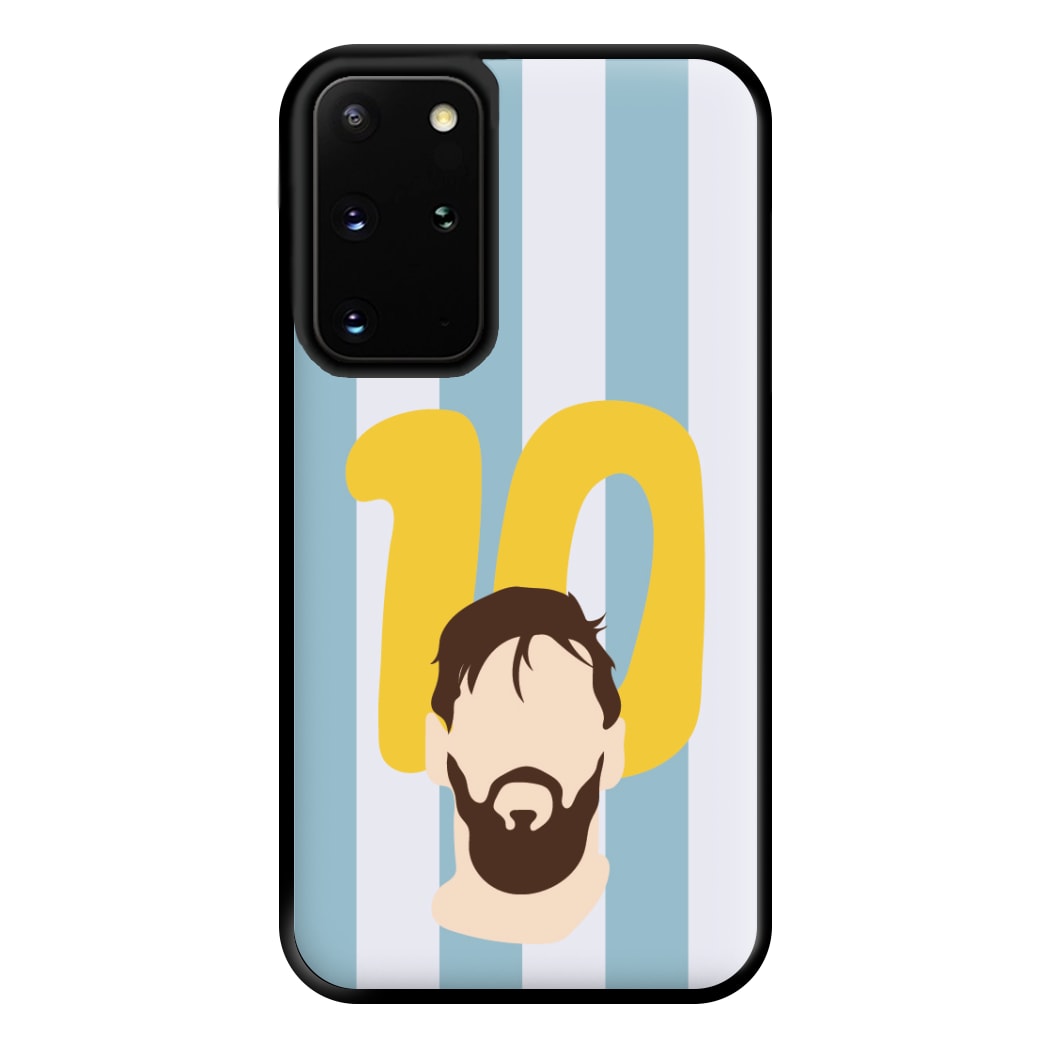 Number 10 - Messi Phone Case for Galaxy S20 Plus