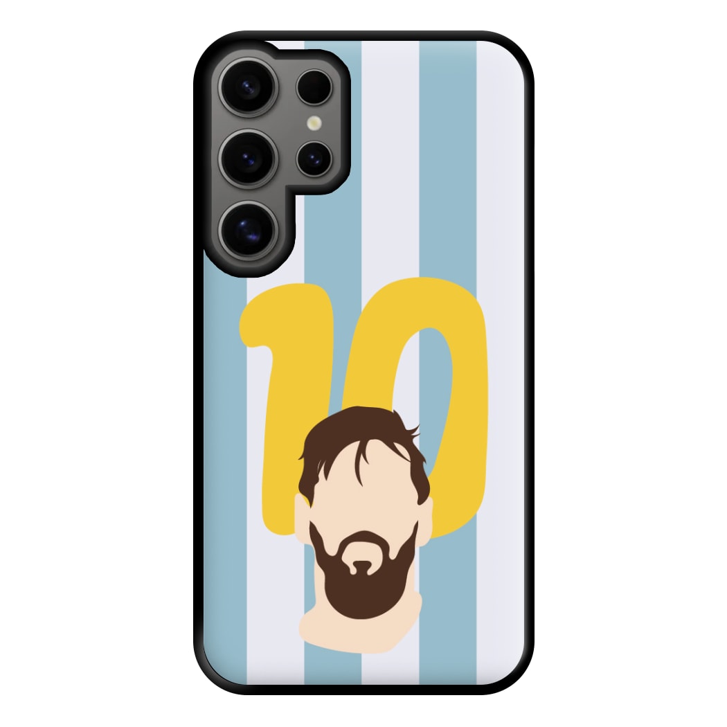 Number 10 - Messi Phone Case for Galaxy S24 Ultra