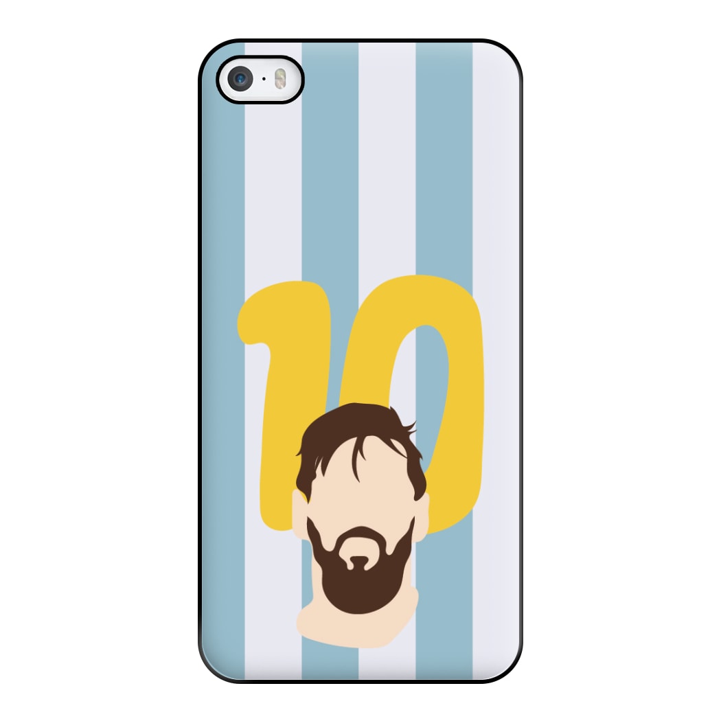 Number 10 - Messi Phone Case for iPhone 5 / 5s / SE 2016