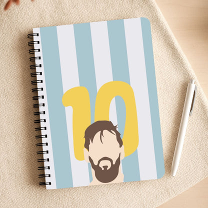 Number 10 - Messi Notepad