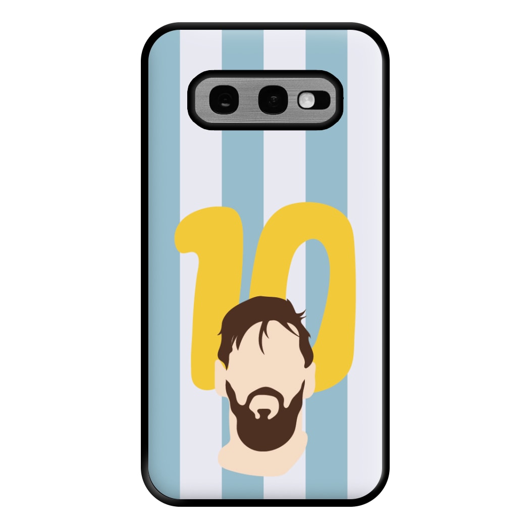 Number 10 - Messi Phone Case for Galaxy S10e