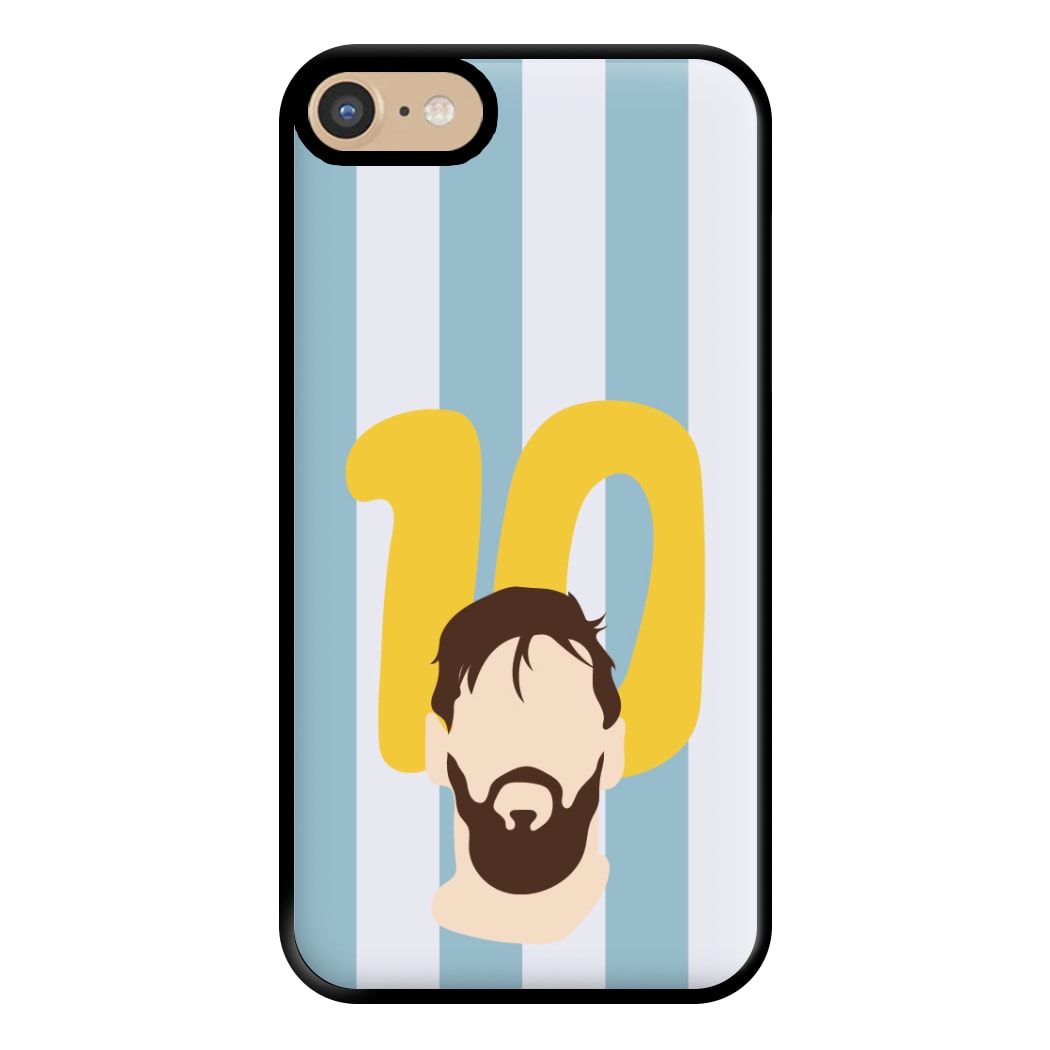 Number 10 - Messi Phone Case for iPhone 6 / 7 / 8 / SE