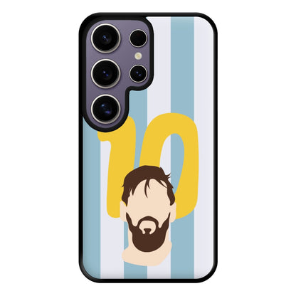 Number 10 - Messi Phone Case for Galaxy S25 Ultra