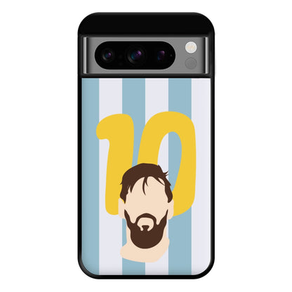 Number 10 - Messi Phone Case for Google Pixel 8 Pro