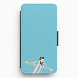 Goal - Messi Flip / Wallet Phone Case