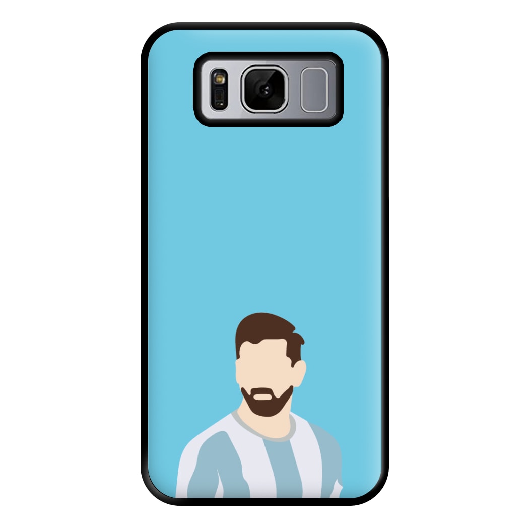 Face - Messi Phone Case for Galaxy S8 Plus