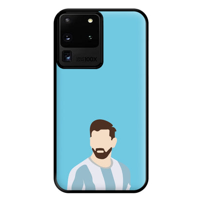 Face - Messi Phone Case for Galaxy S20 Ultra