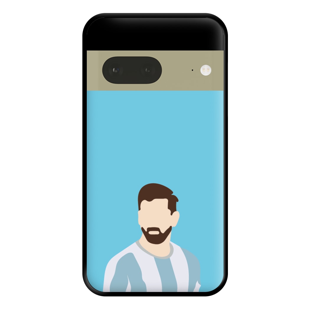 Face - Messi Phone Case for Google Pixel 7a