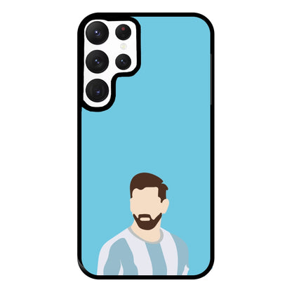 Face - Messi Phone Case for Galaxy S22 Ultra