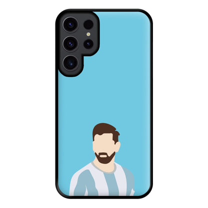 Face - Messi Phone Case for Galaxy S23 Ultra