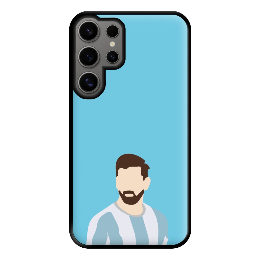 Face - Messi Phone Case for Galaxy S24 Ultra