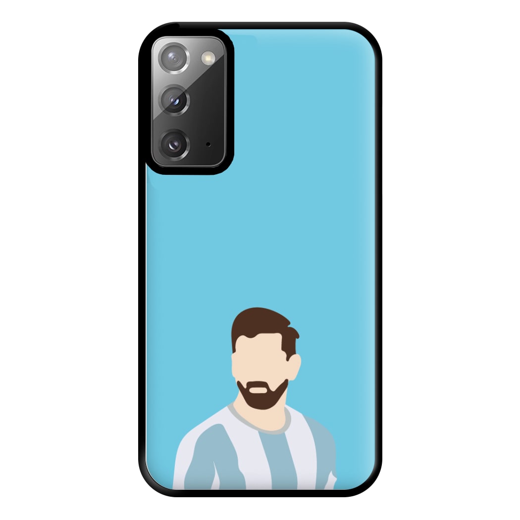 Face - Messi Phone Case for Galaxy Note 20 Ultra