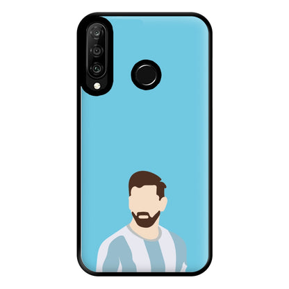 Face - Messi Phone Case for Huawei P30 Lite