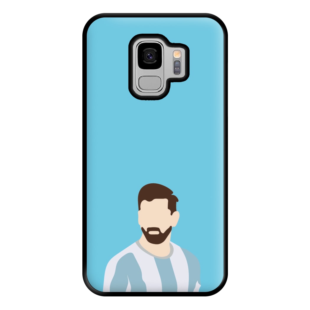 Face - Messi Phone Case for Galaxy S9 Plus