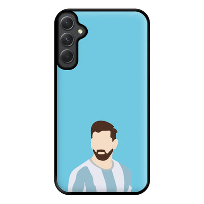 Face - Messi Phone Case for Galaxy A54