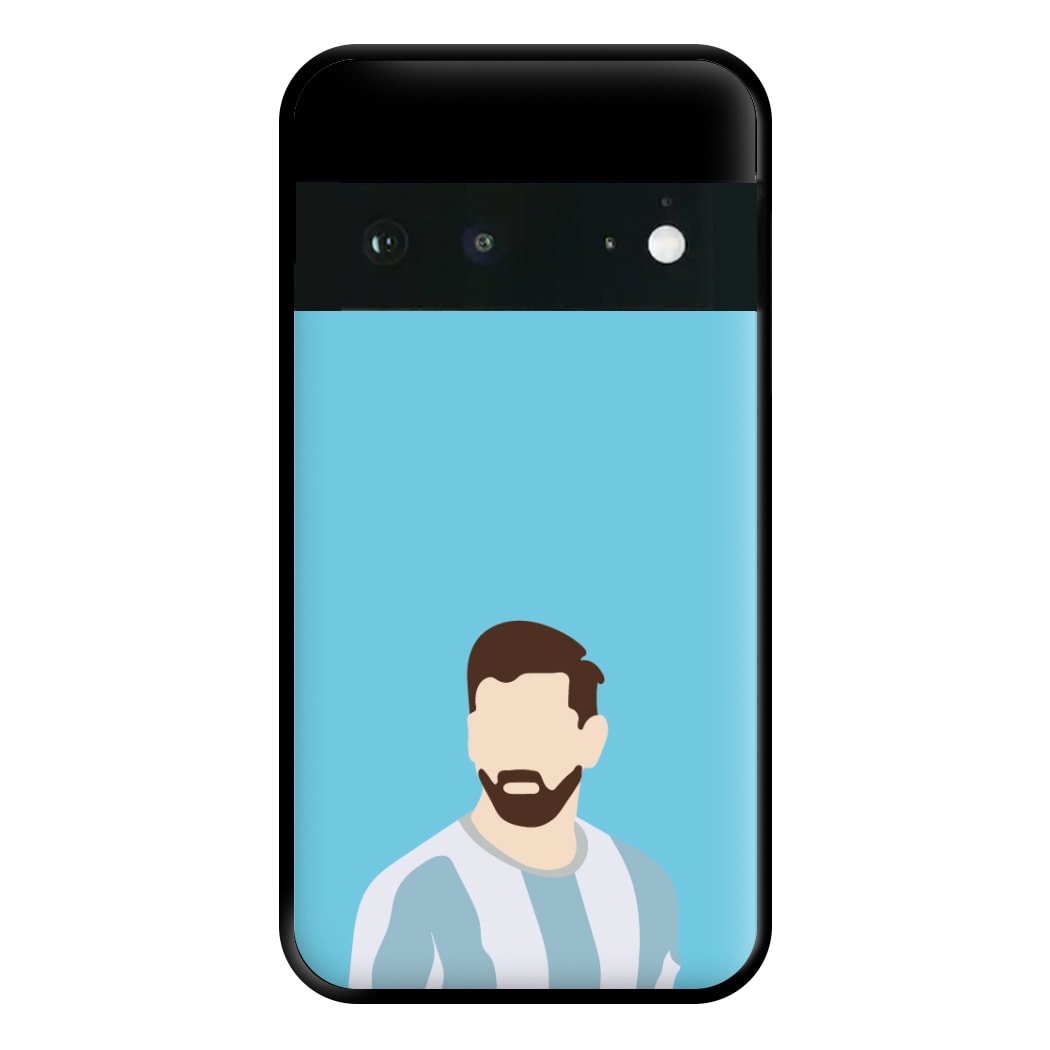 Face - Messi Phone Case for Google Pixel 6a