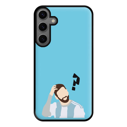 Question Mark - Messi Phone Case for Galaxy S23FE