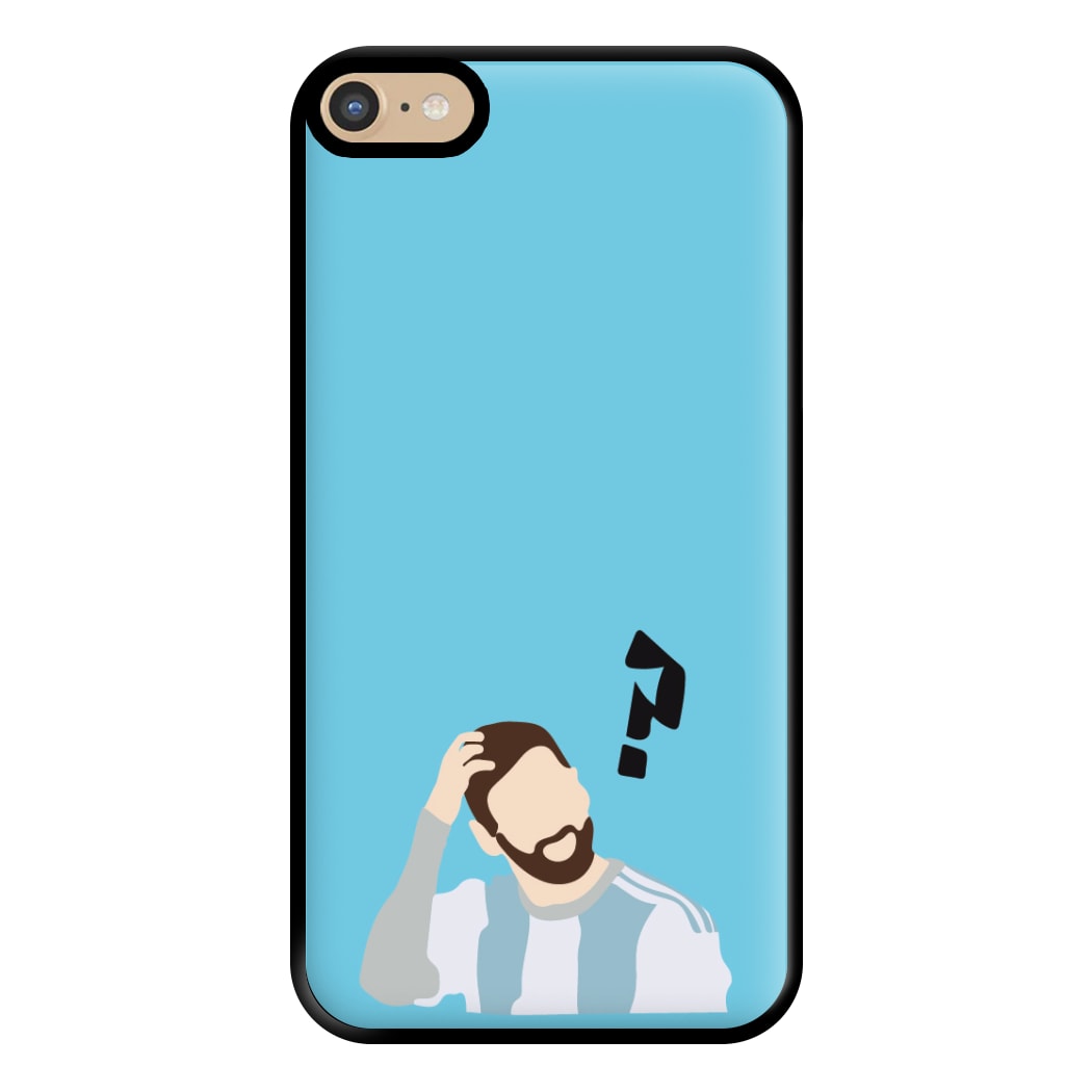 Question Mark - Messi Phone Case for iPhone 6 Plus / 7 Plus / 8 Plus