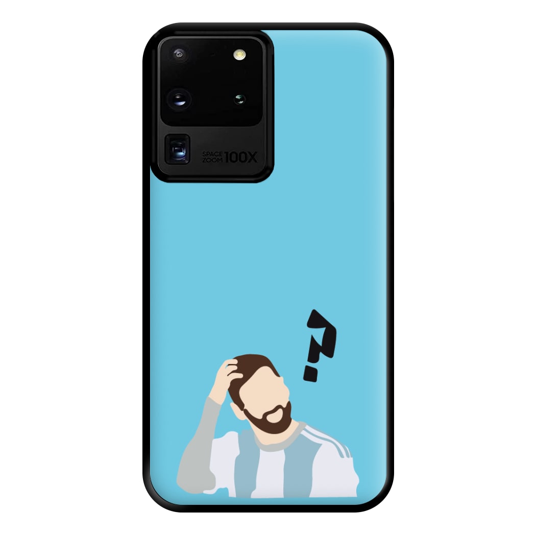 Question Mark - Messi Phone Case for Galaxy S20 Ultra