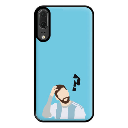 Question Mark - Messi Phone Case for Huawei P20