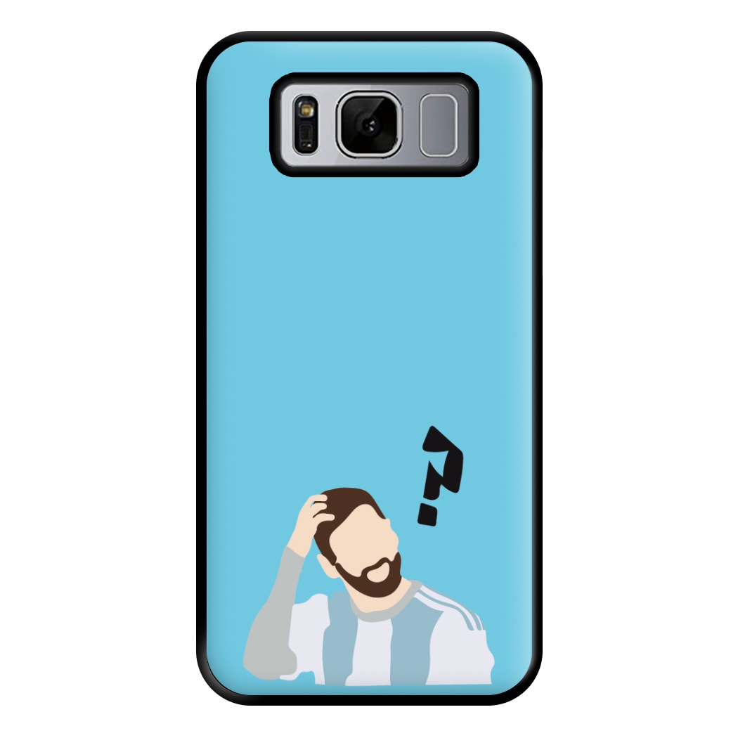 Question Mark - Messi Phone Case for Galaxy S8 Plus