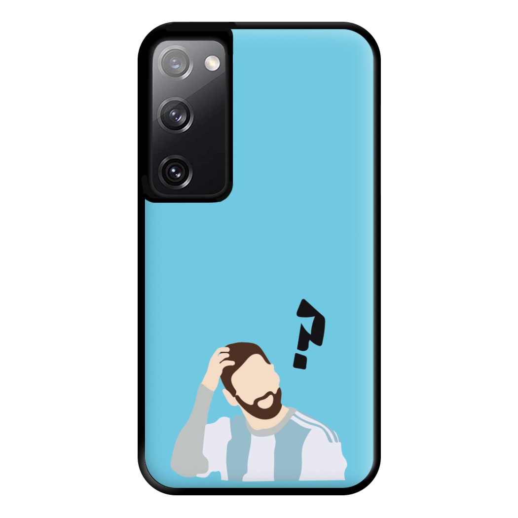 Question Mark - Messi Phone Case for Galaxy S20