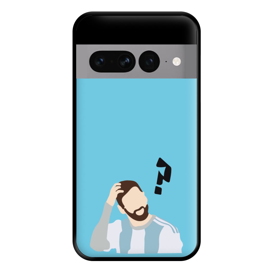 Question Mark - Messi Phone Case for Google Pixel 7 Pro