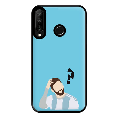 Question Mark - Messi Phone Case for Huawei P30 Lite