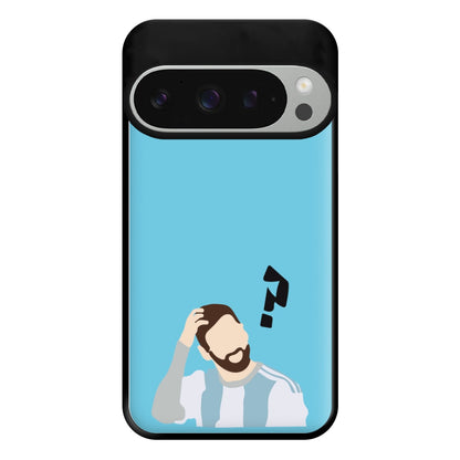 Question Mark - Messi Phone Case for Google Pixel 9 Pro XL