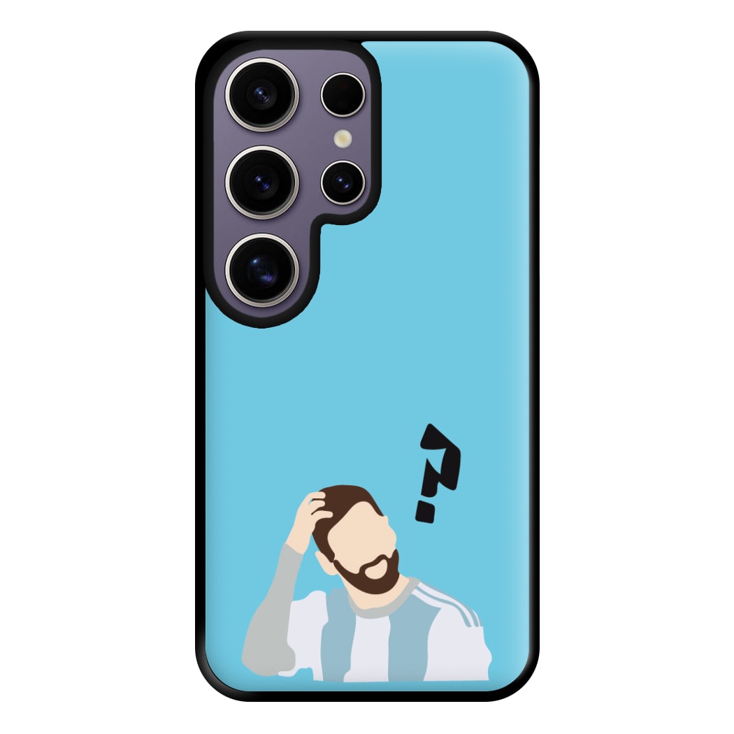 Question Mark - Messi Phone Case for Galaxy S25 Ultra