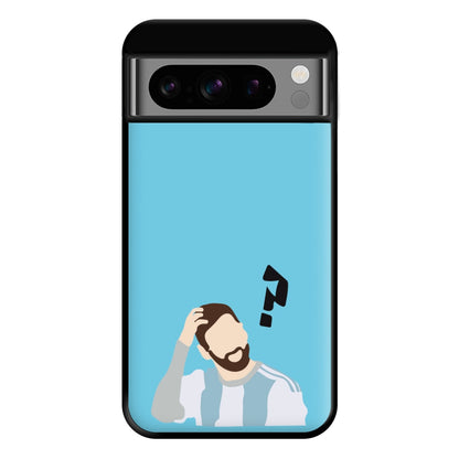 Question Mark - Messi Phone Case for Google Pixel 8 Pro