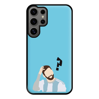 Question Mark - Messi Phone Case for Galaxy S24 Ultra