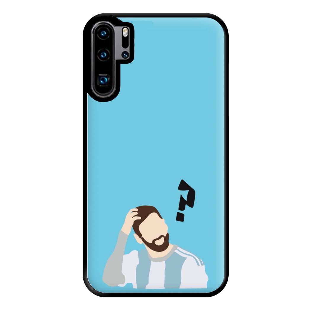 Question Mark - Messi Phone Case for Huawei P30 Pro