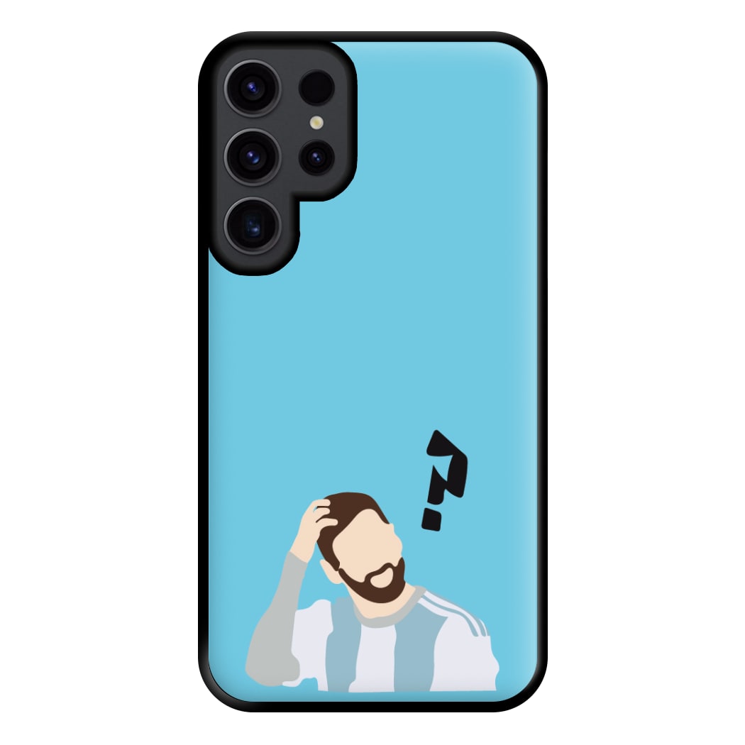 Question Mark - Messi Phone Case for Galaxy S23 Ultra