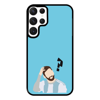 Question Mark - Messi Phone Case for Galaxy S22 Ultra