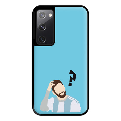 Question Mark - Messi Phone Case for Galaxy S20FE