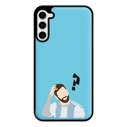 Question Mark - Messi Phone Case for Galaxy S23 Plus