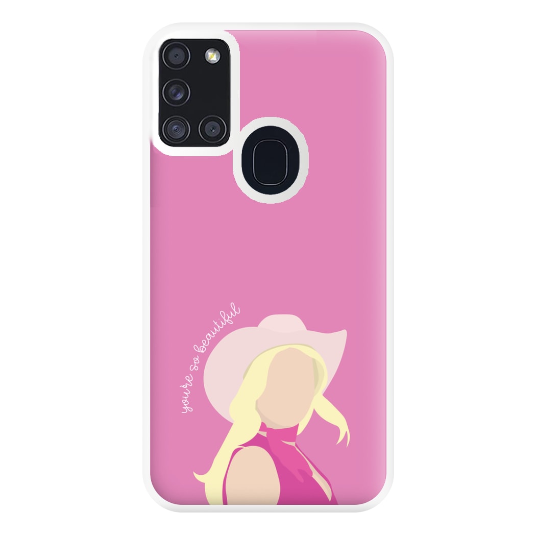 You're So Beautiful - Margot Phone Case for Galaxy A21s