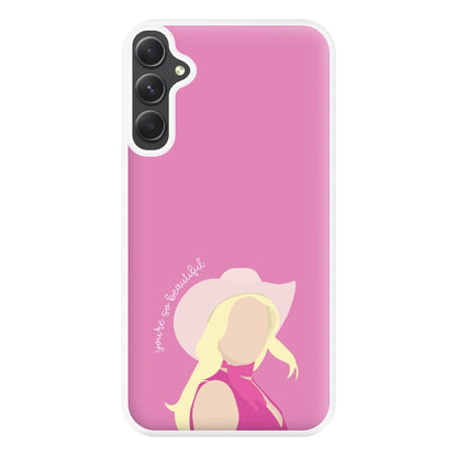 You're So Beautiful - Margot Phone Case for Galaxy A34