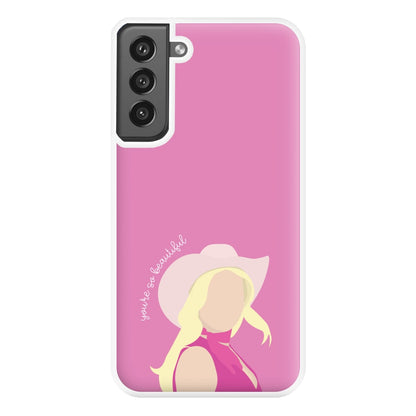 You're So Beautiful - Margot Phone Case for Galaxy S21FE