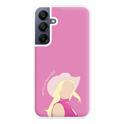 You're So Beautiful - Margot Phone Case for Galaxy A16