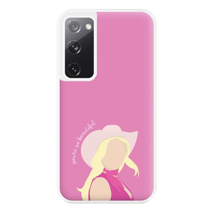 You're So Beautiful - Margot Phone Case for Galaxy S20FE