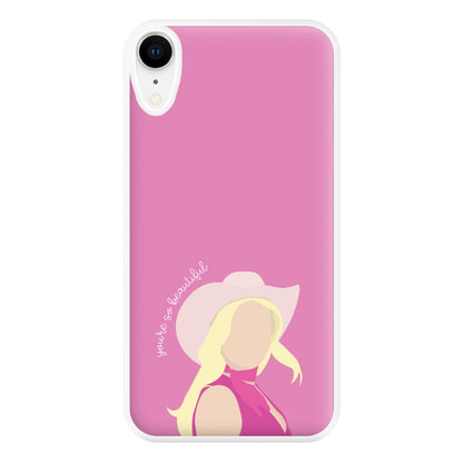 You're So Beautiful - Margot Phone Case for iPhone XR